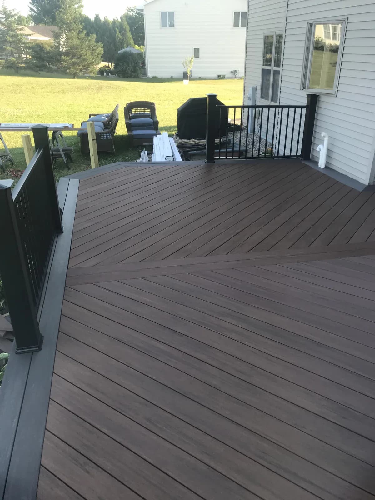 Greenville Composite Deck 45-Degree Infill 1