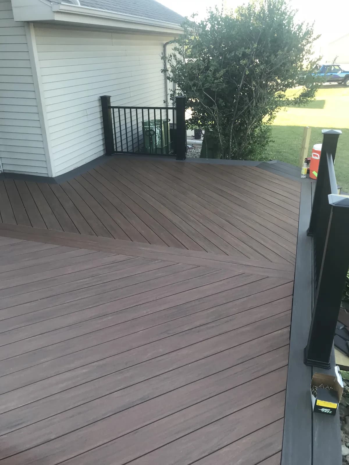 Greenville Composite Deck 45-Degree Infill 2