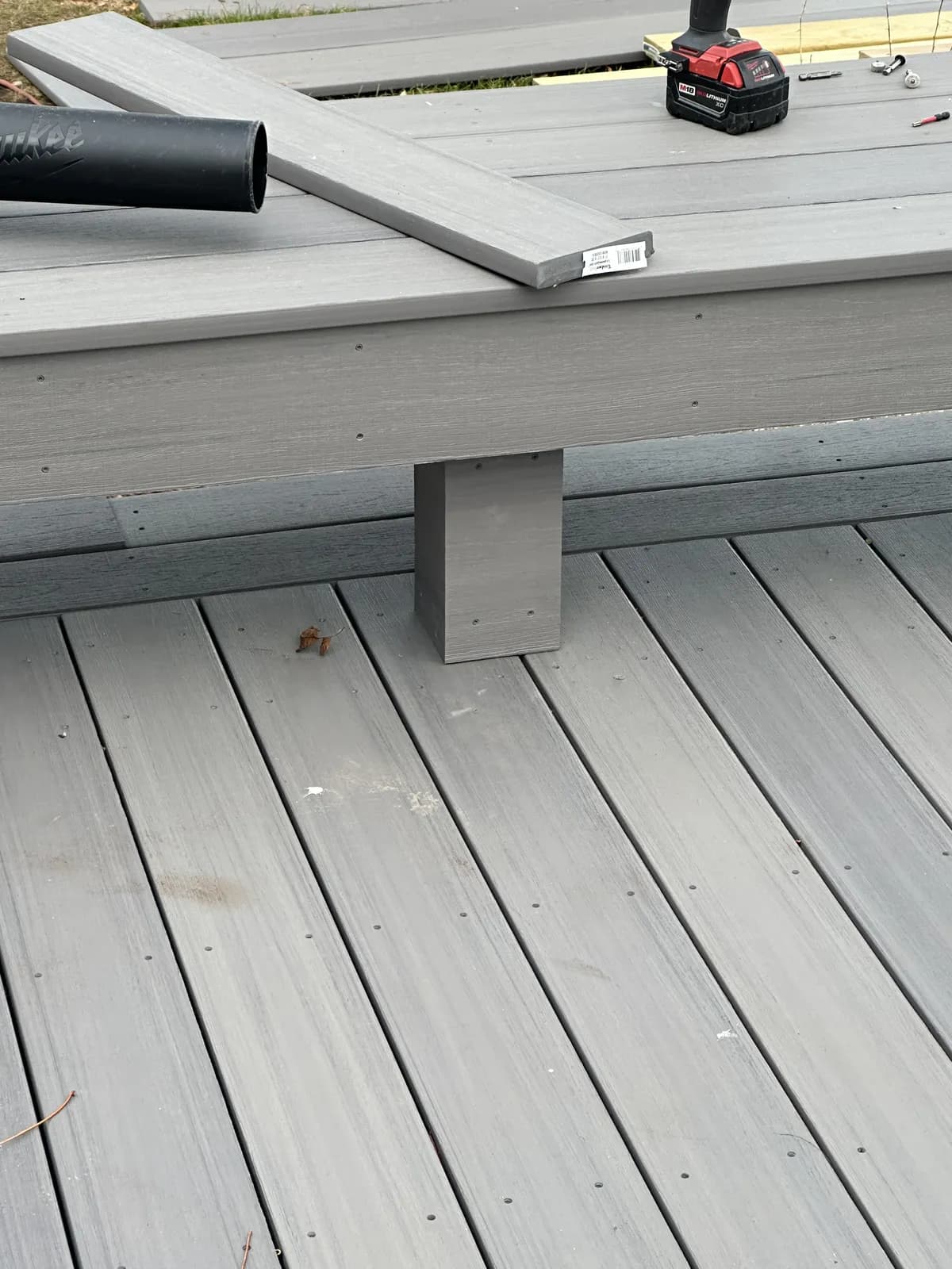 Deck Bench Post Wrap