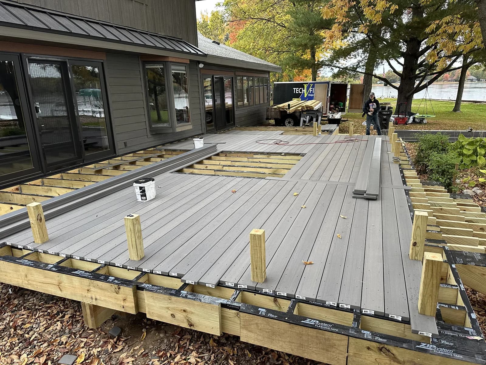 Shawano Deck Custruction Progress