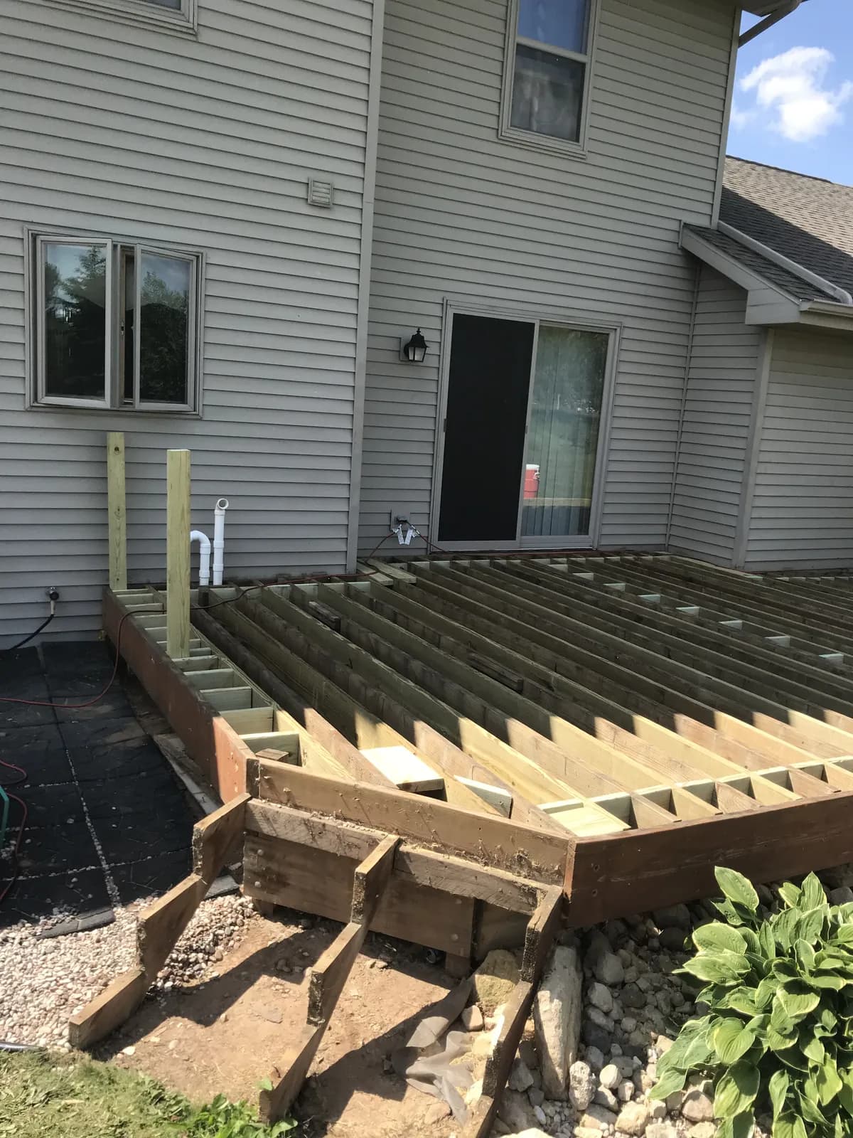 Greenville Deck Frame Blocking