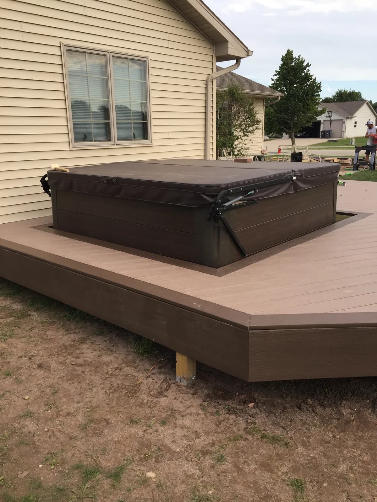 Greenville Deck Hot Tub