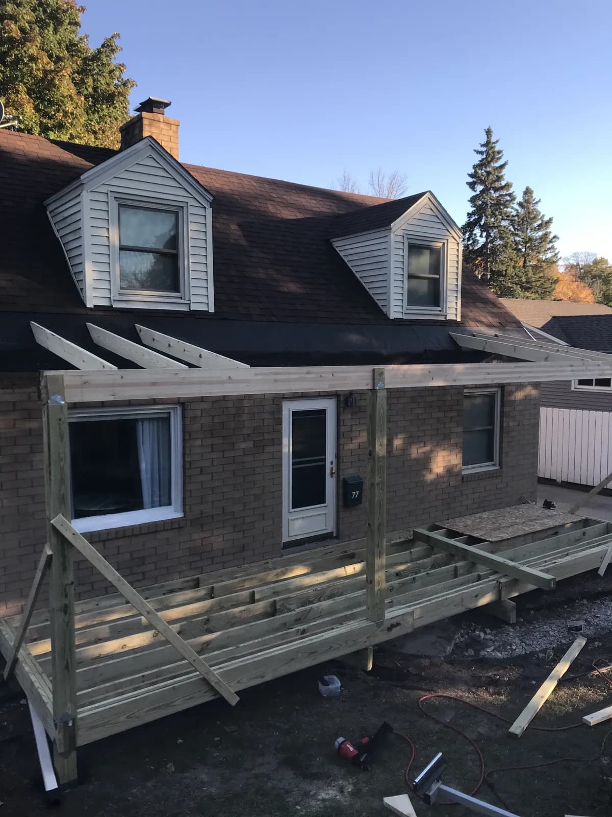 Appleton Porch Consruction Progress 2