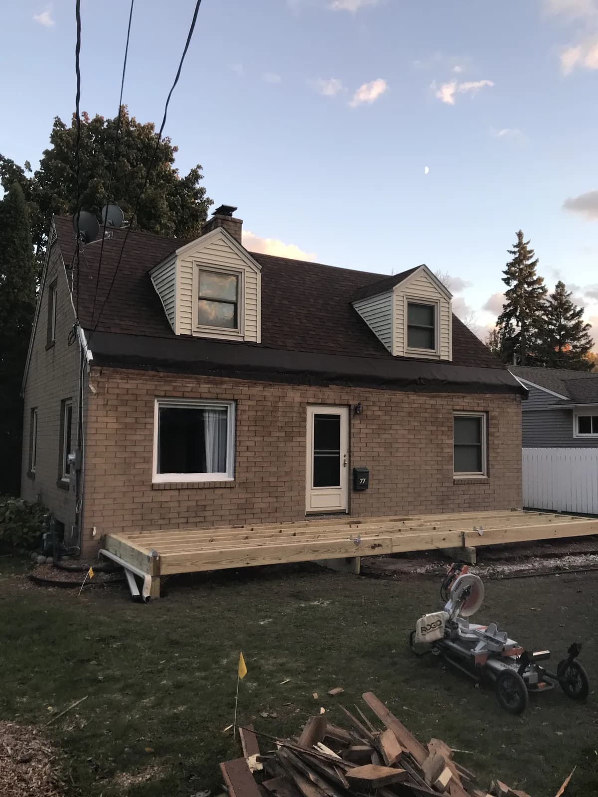 Appleton Porch Construction Progress 3