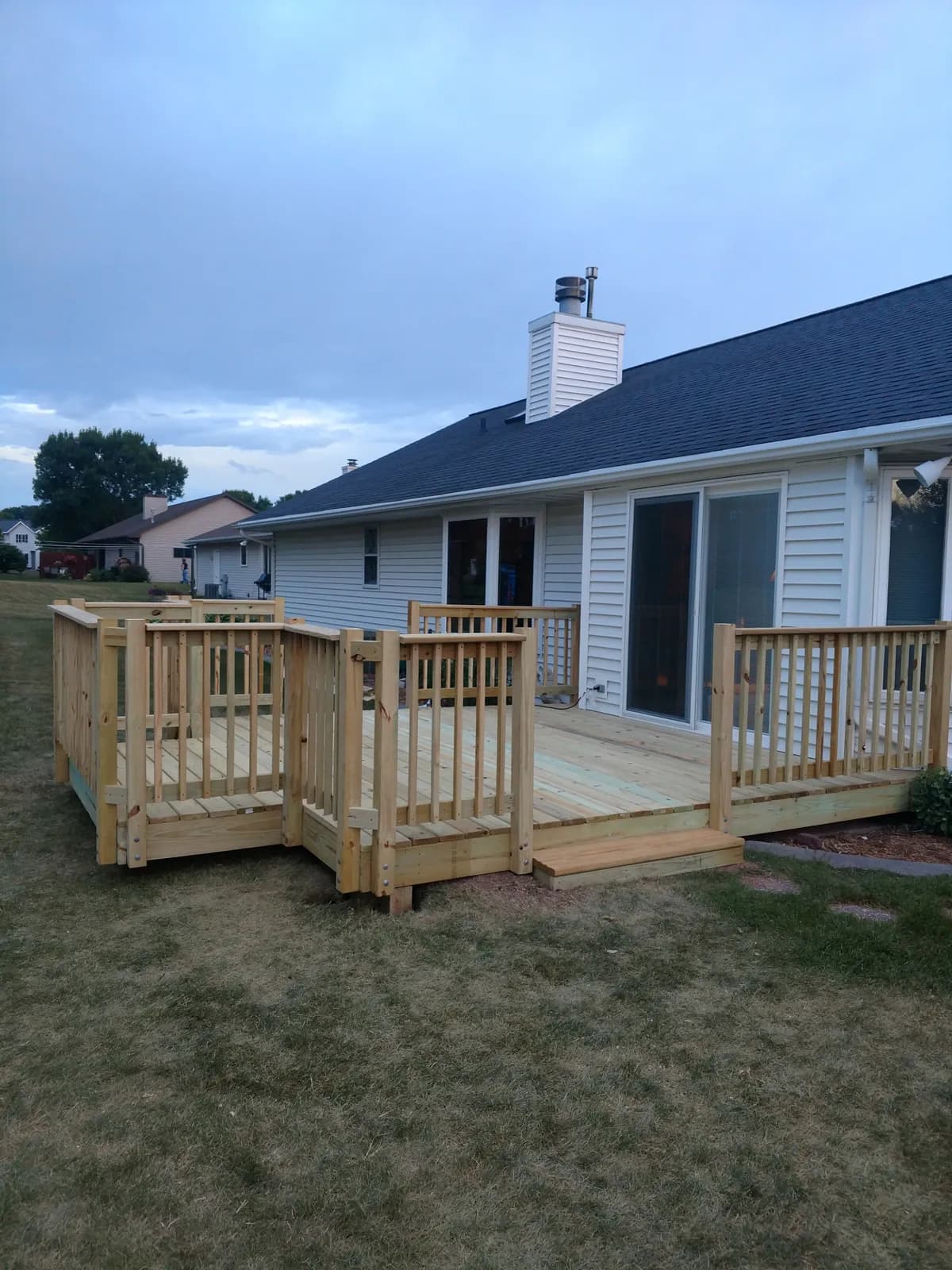 Green Bay Wood Deck Complete 1