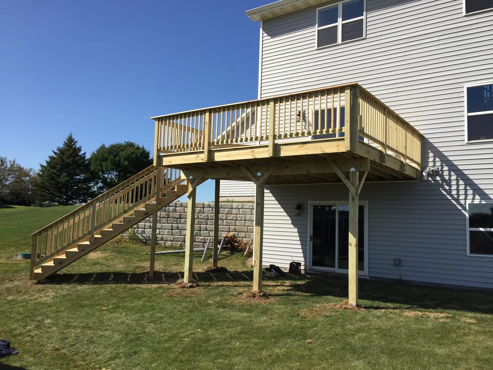 Greenville Wood Deck 2