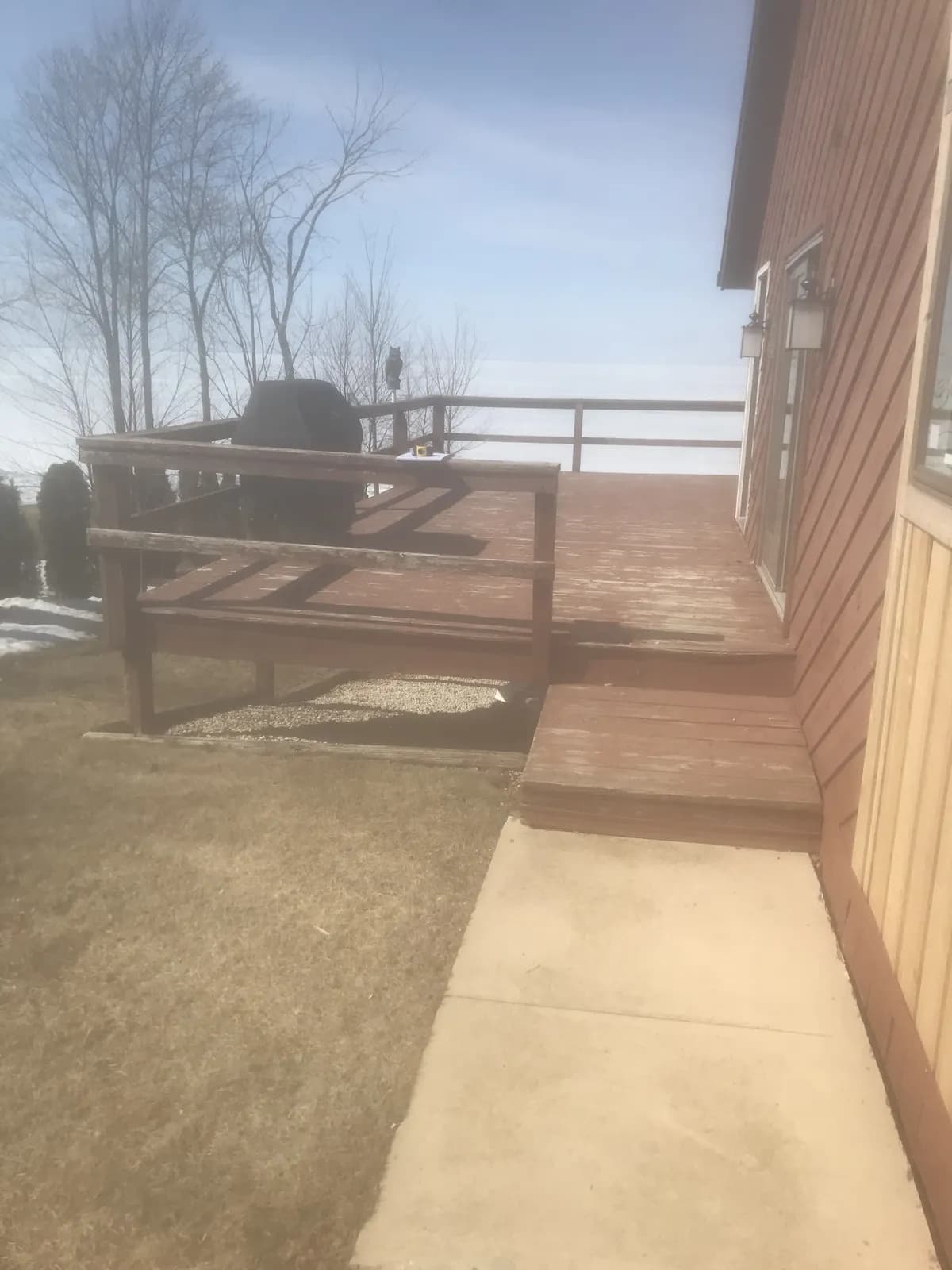 Demo Wood Deck Lake Winnebago