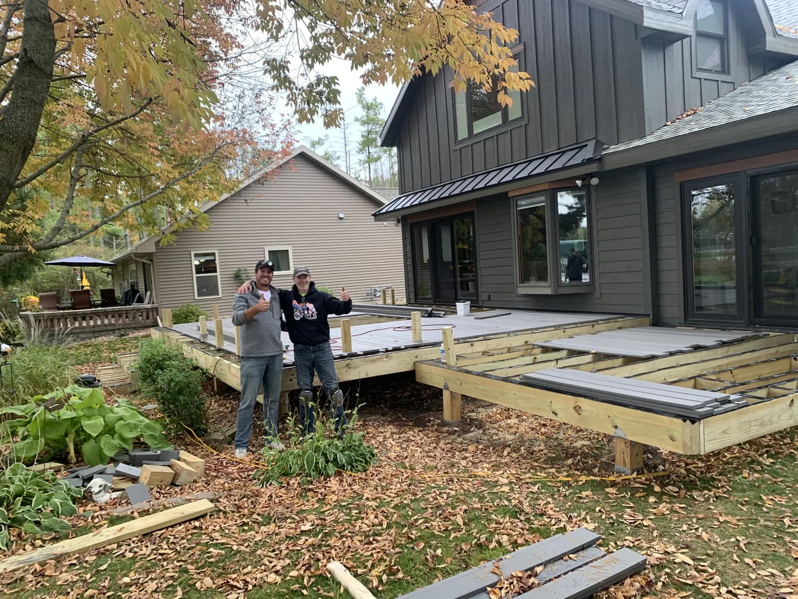 Shawano Cottage Deck