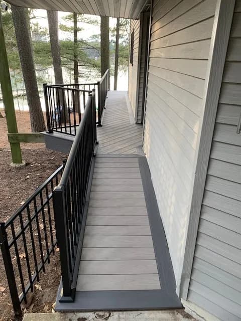 Waupaca Composite Handicap Ramp Deck