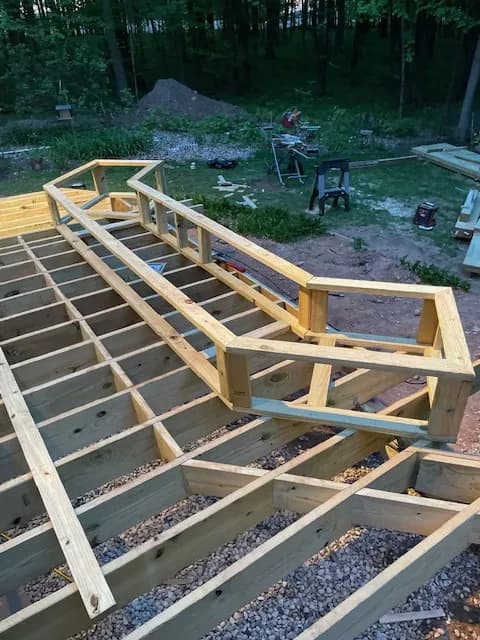 Deck Flower Box Framing