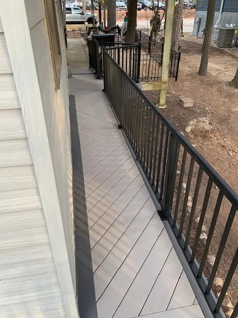 Waupaca Deck Walkway AZEK