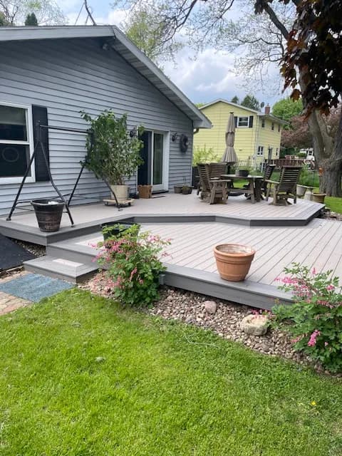 Neenah Multi-Level TimberTech Deck 2