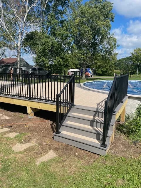 Black Creek TimberTech AZEK Deck Pool Deck