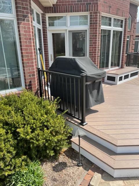 Kaukauna TimberTech Composite Deck Westbury Railing