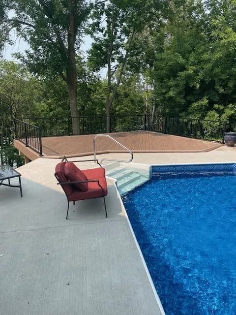 Appleton TimberTech Deck Build Verticable Rail