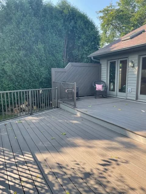 Kimberly TimberTech Deck Remodel Privacy Wall