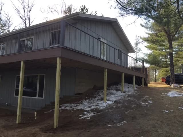 TimberTech Elevated Deck Remodel Ledgend Lake