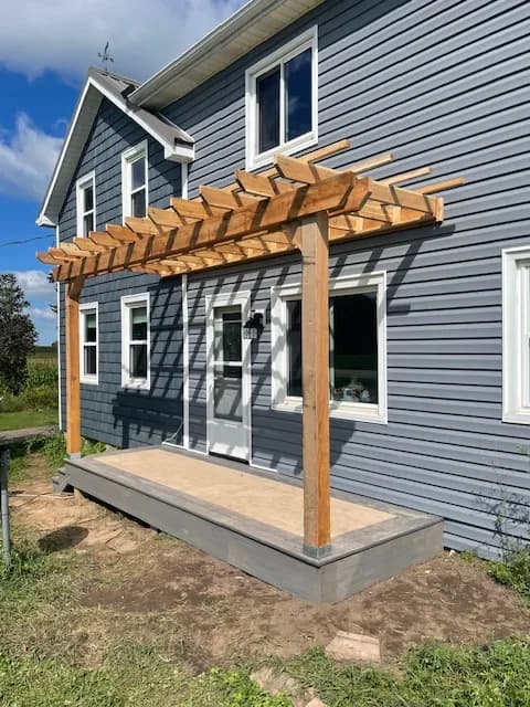 Black Creek TimberTech Porch Pergola 2