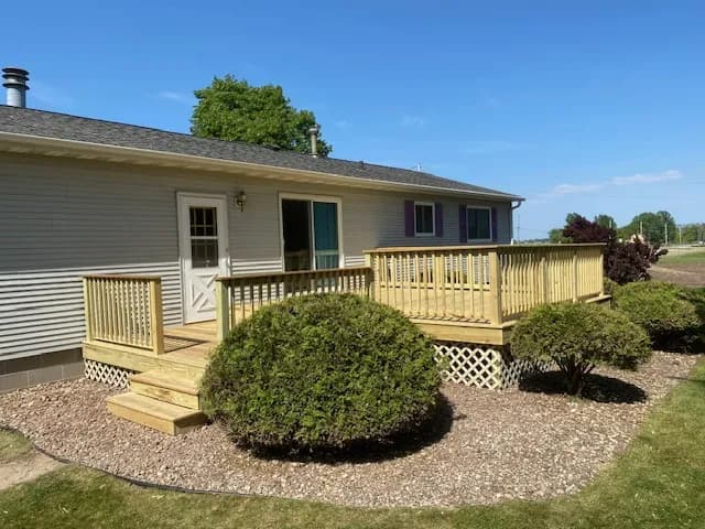 Oshkosh Wood Deck Build