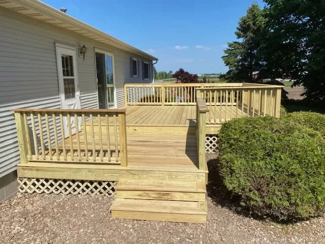 Oshkosh Wood Deck Multi-Level