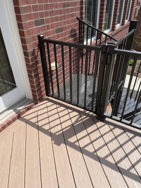 Deck Railing Black Gate